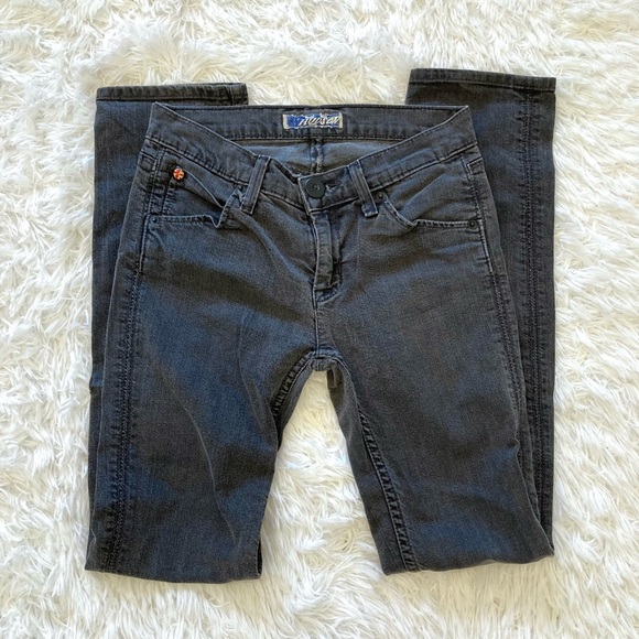 Hudson Jeans Denim - Hudson Dark Gray Wash Skinny Jeans